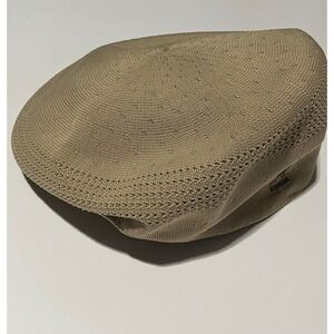 KANGOL TROPIC VENTAIR 507 IVY CAP IN KHAKI, X-LARGE